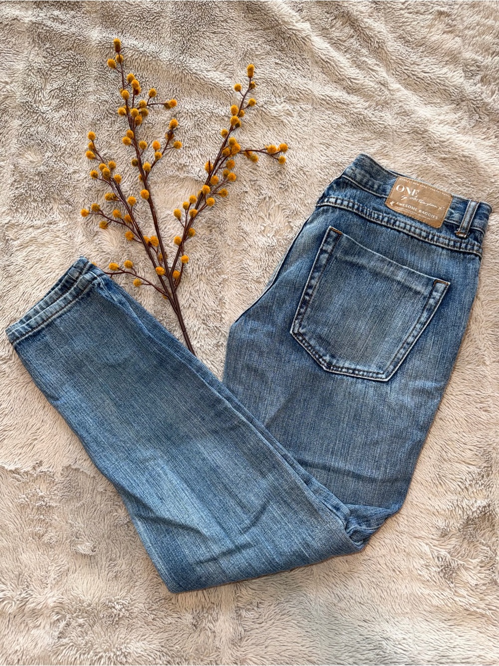 One Teaspoon Light Blue Denim Jeans
